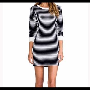 Theory Bimini Zamion Dress, Sz 6, uniform/white